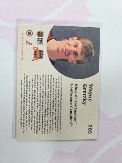 Wayne Gretzky French NHL Pro Set #285 [Los Angeles Kings]