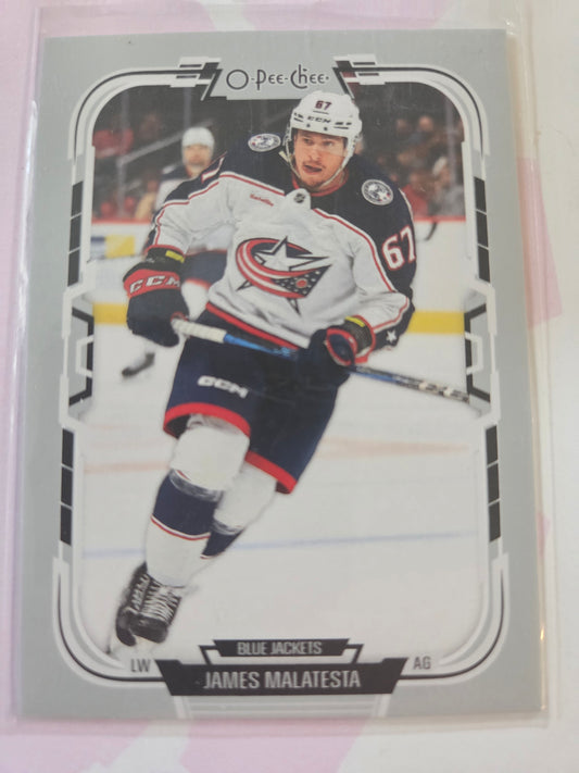 James Malatesta O-Pee-Chee Hockey #207 [Columbus Blue Jackets]