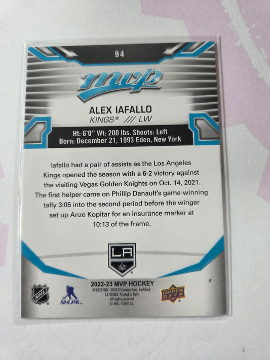 Alex Iafallo Blue MVP Hockey #94 [Los Angeles Kings]