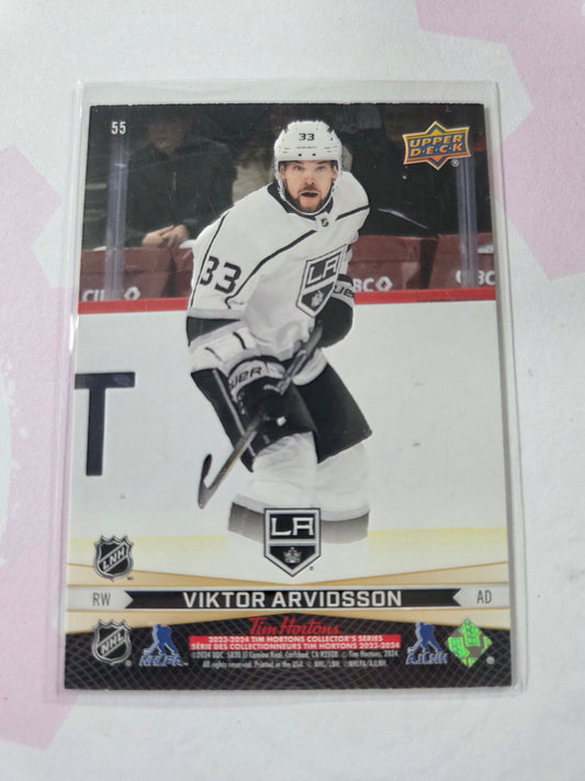 Kevin Fiala/Victor Arvidsson Tim Hortons Upper Deck #55 [Los Angeles Kings]