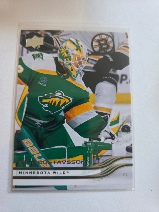 Filip Gustavsson Upper Deck Series 2 #336 [Minnesota Wild]