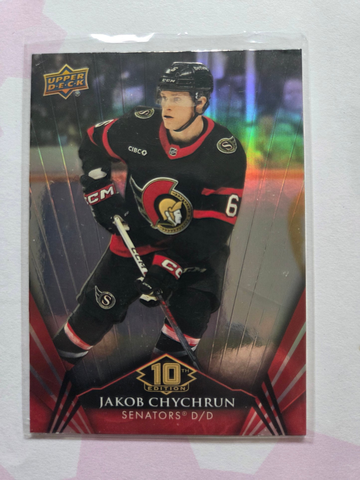 Jakob Chychrun Upper Deck Tim Hortons 10th Edition #102 [Ottawa Senators]