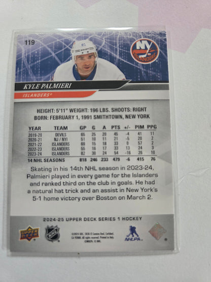 Kyle Palmieri Upper Deck Series 1 #119 [New York Islanders]