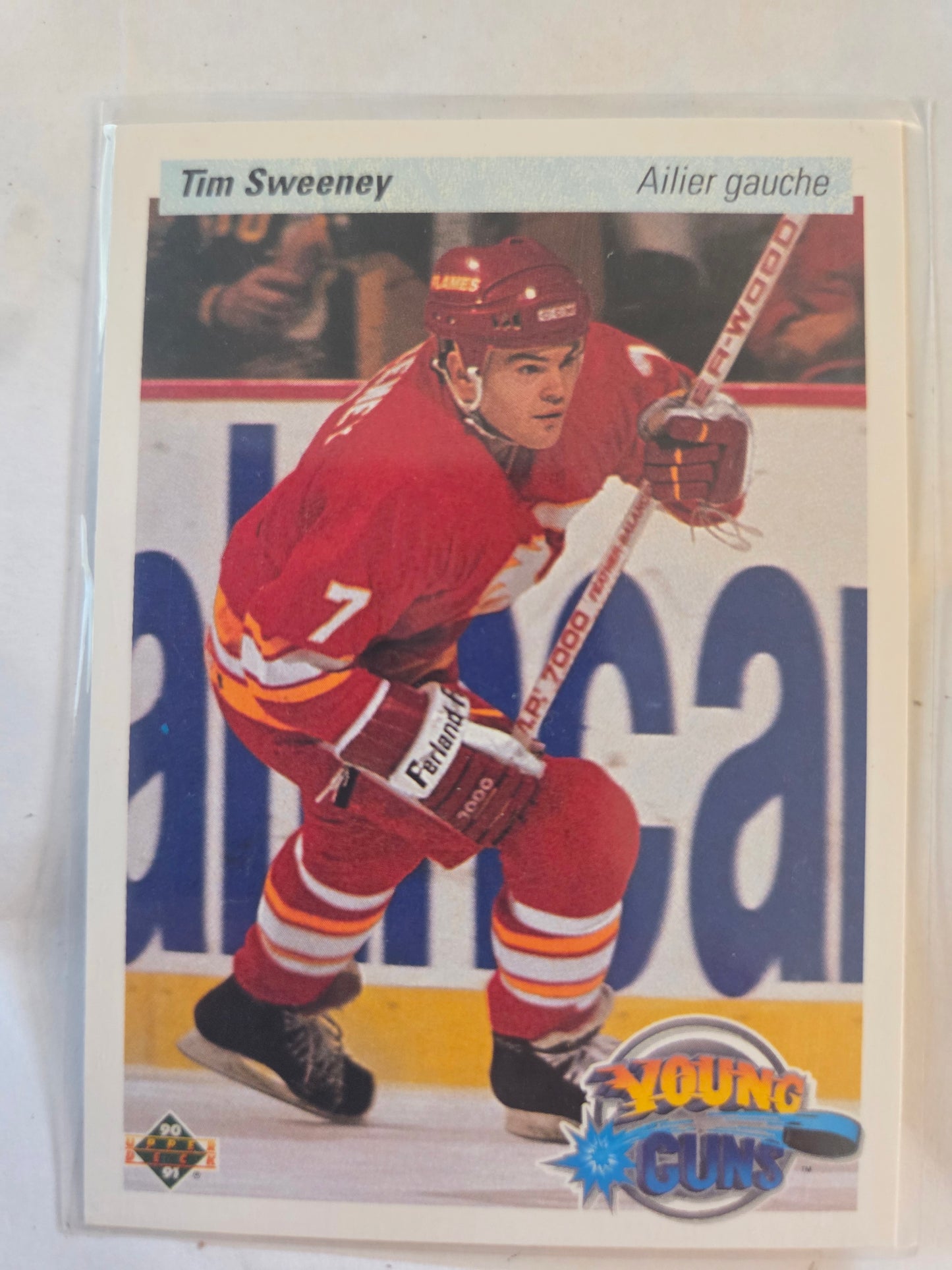 Tim Sweeney 90/91 Upper Deck Young Guns #531 [Calgary Flames]