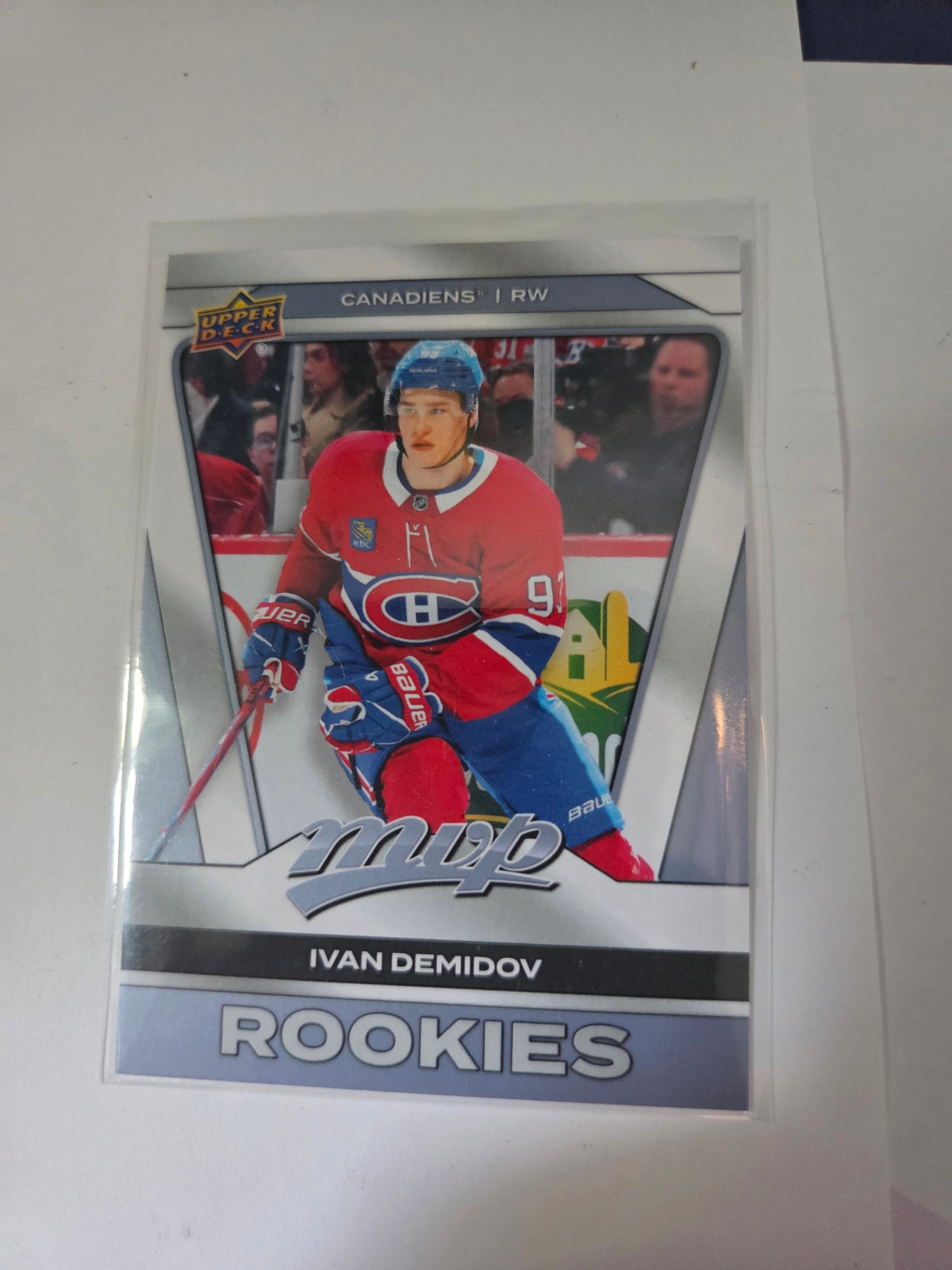 Ivan Demidoc Upper Deck MVP Hockey Rookies #233 [Montreal Canadians]