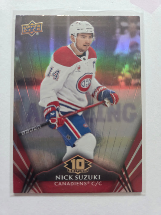 Nick Suzuki Upper Deck 10th Edition #18 [Montreal Canadians]