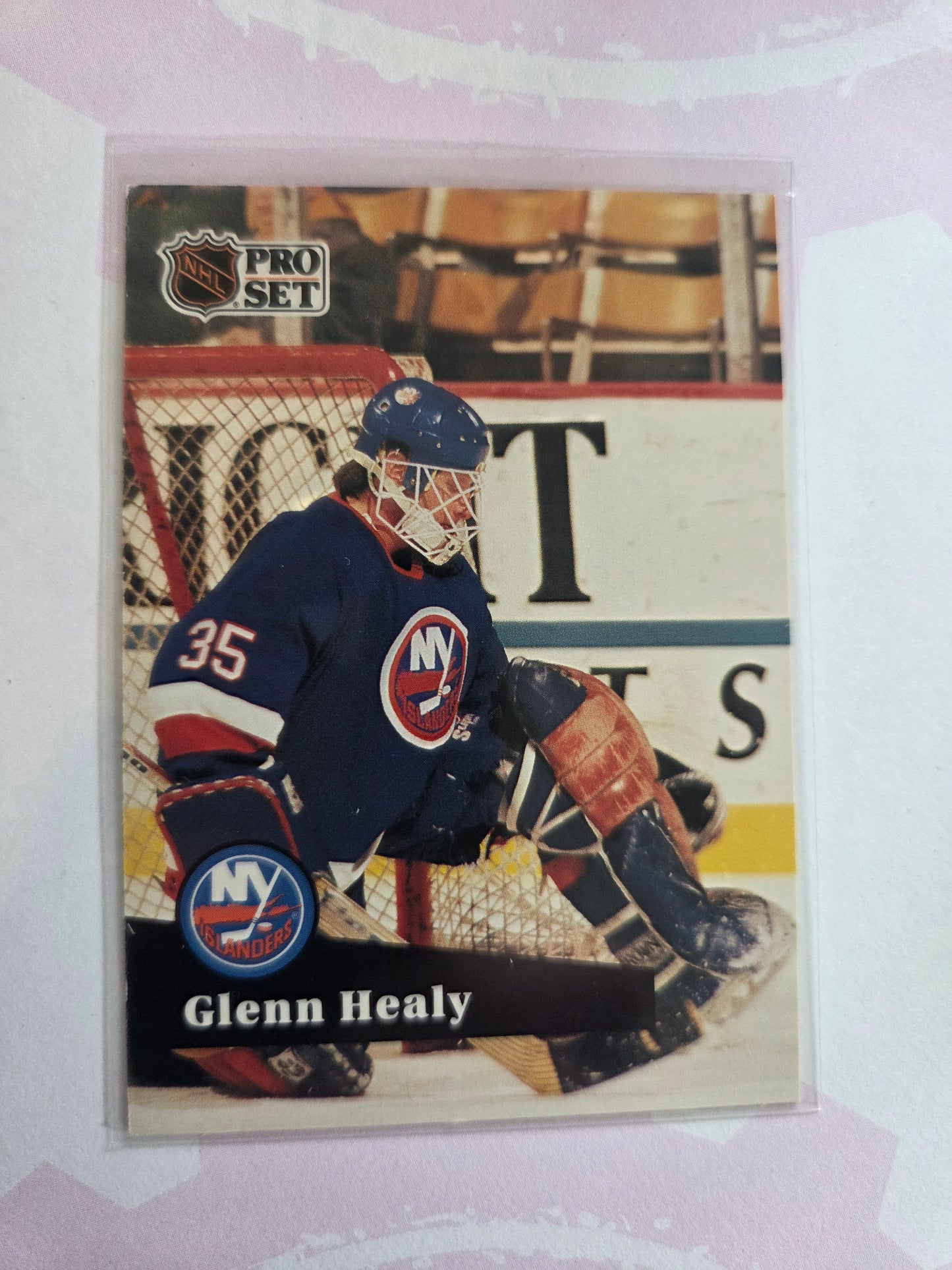 Glenn Healy French NHL Pro Set #153 [New York Islanders]