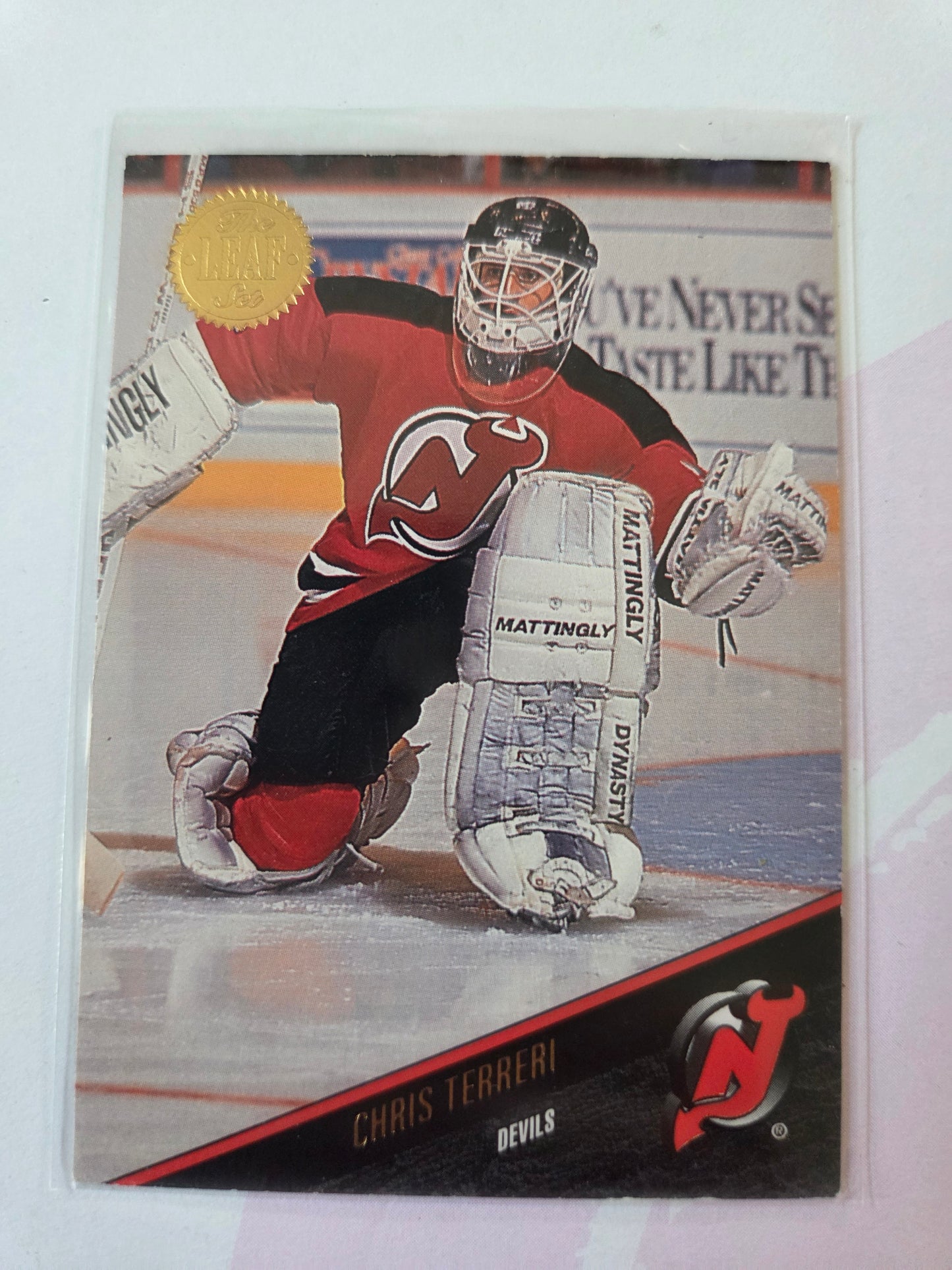 Chris Terreri Donruss The Leaf #430 [New Jersey Devils]