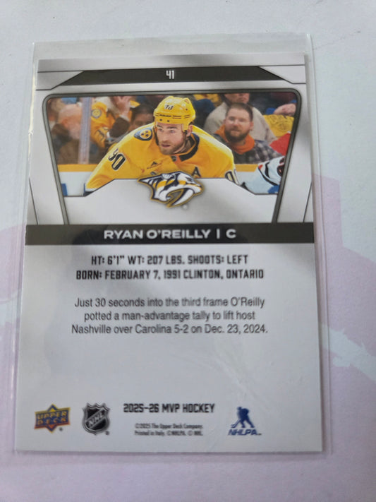 Ryan O'Reilly Upper Deck MVP Hockey #41 [Nashville Predators]