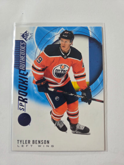 Tyler Benson Blue SP Hockey #122 [Edmonton Oilers]