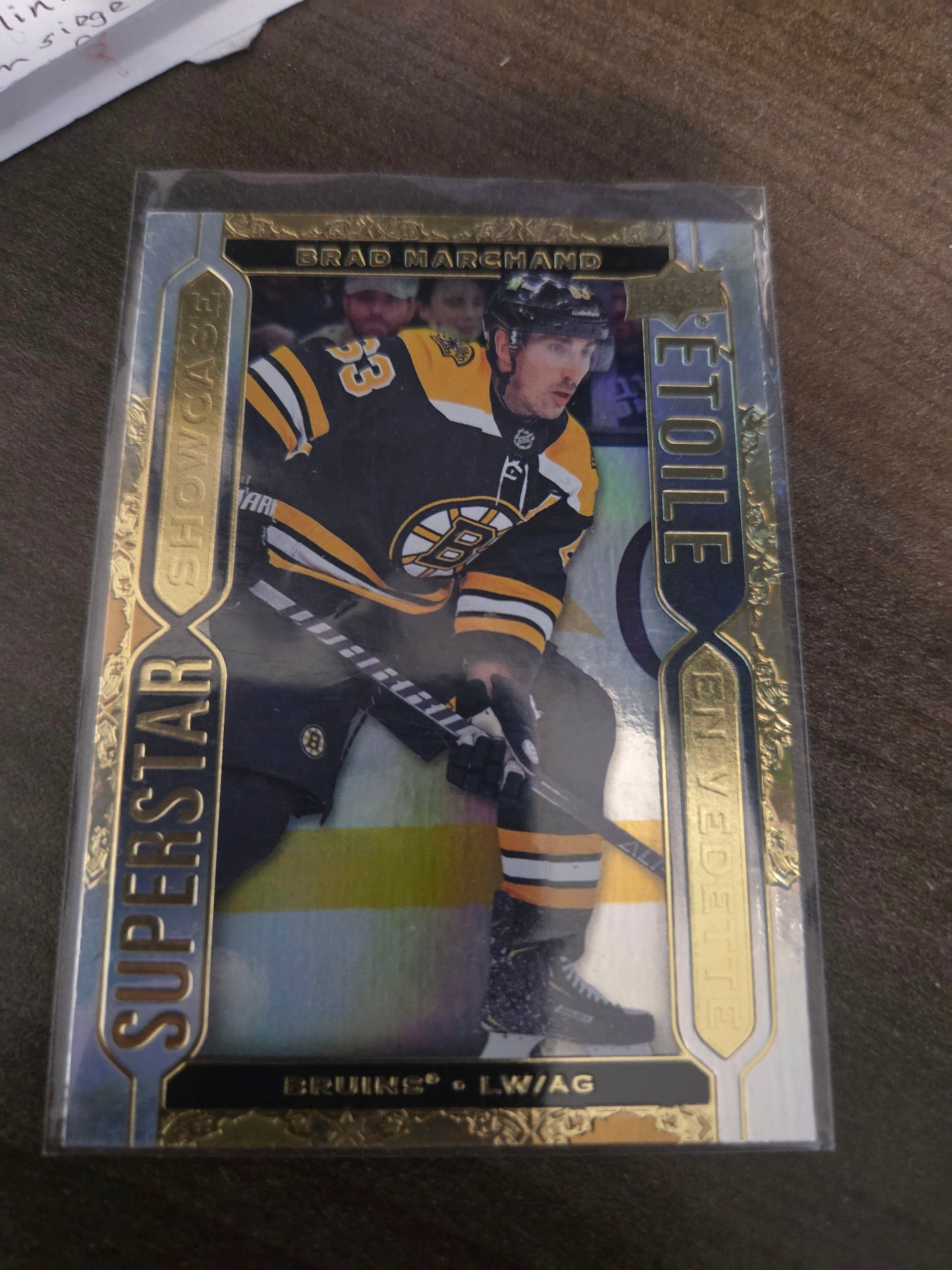 Brad Marchand Upper Deck Superstar Showcase [Boston Bruins]