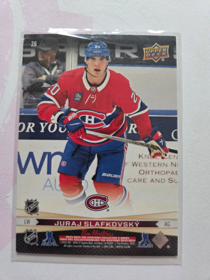 Nick Suzuki/Juraj Slafkovsky Upper Deck Tim Hortons #26 [Montreal Canadians]
