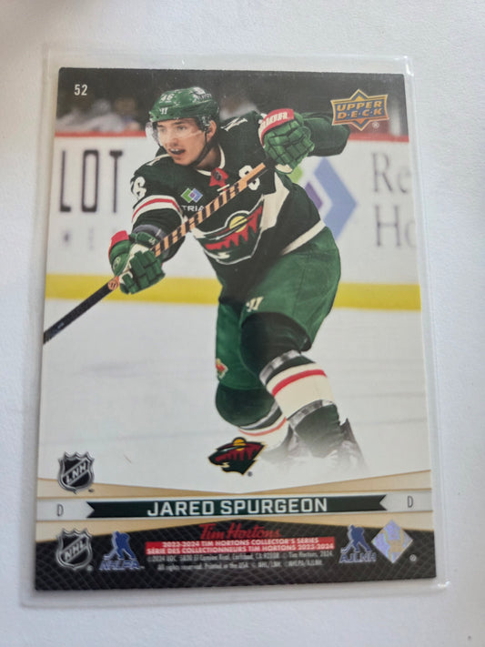 Ryan Hartman/Jared Spurgeon Tim Hortons Upper Deck #52 [Minnesota Wild]