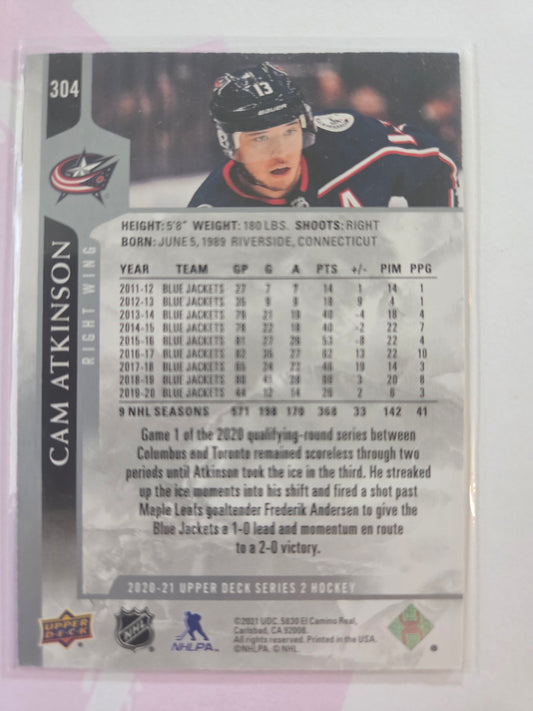 Cam Atkinson Upper Deck Series 2 #304 [Columbus Blue Jackets]
