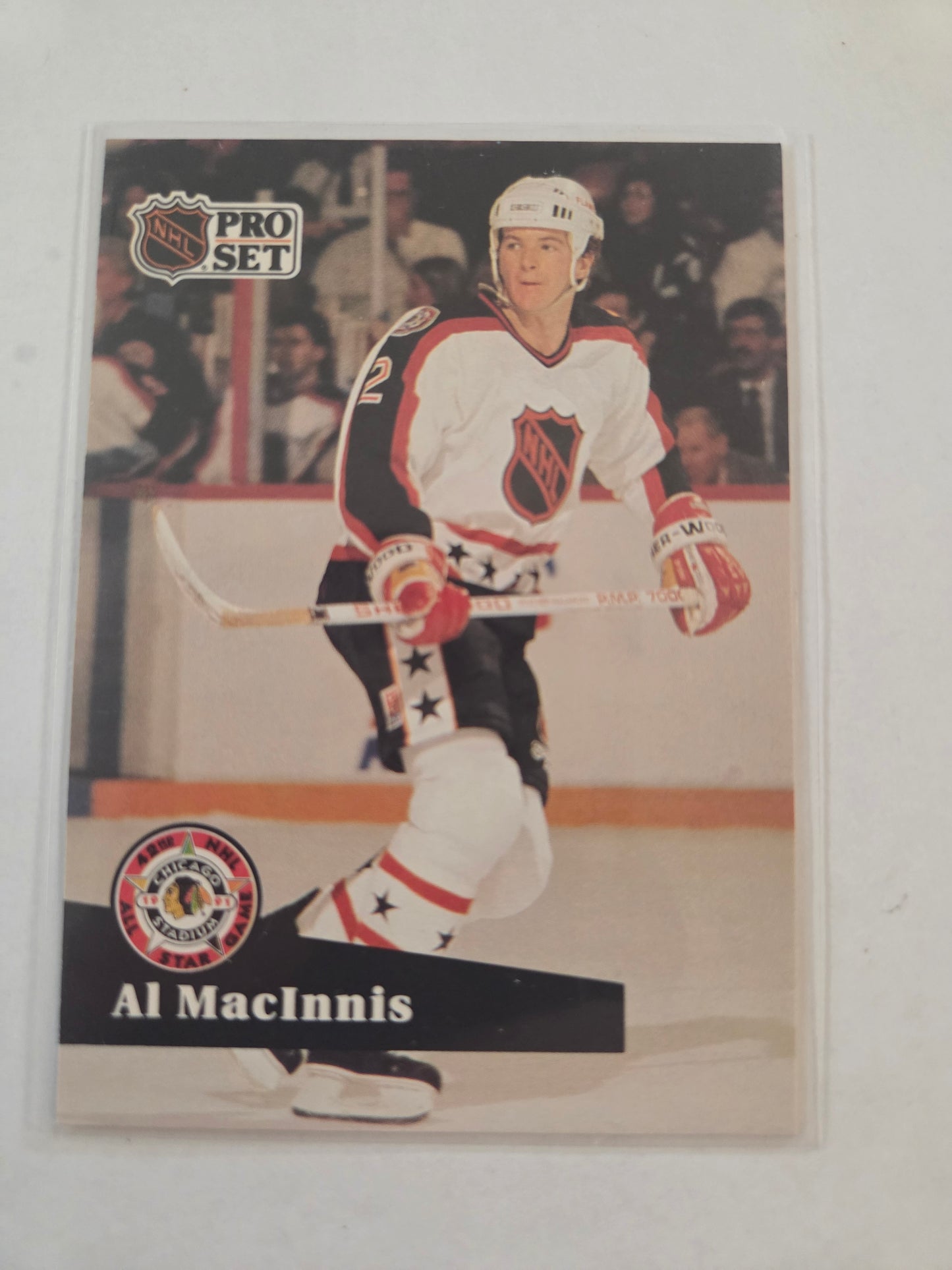 Alex MacInnis French NHL Pro Set #275 [Calgary Flames]