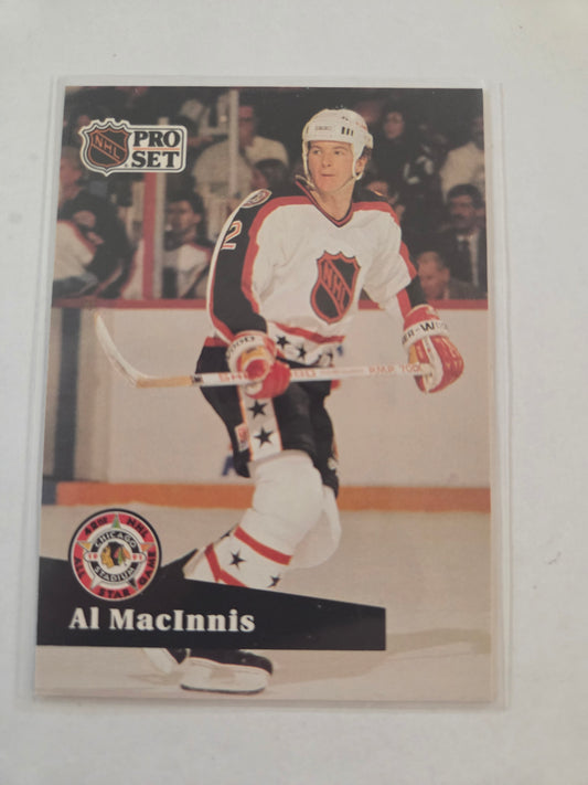 Alex MacInnis French NHL Pro Set #275 [Calgary Flames]