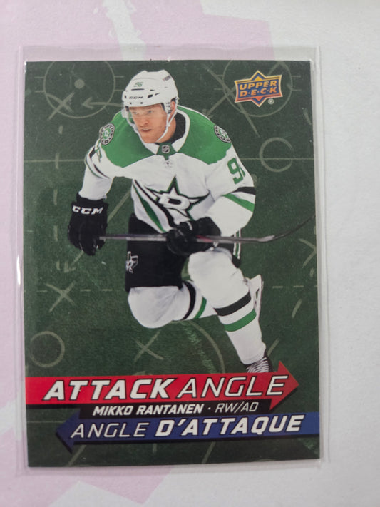 Mikko Rantanen Upper Deck Attack Angle [Dallas Stars]