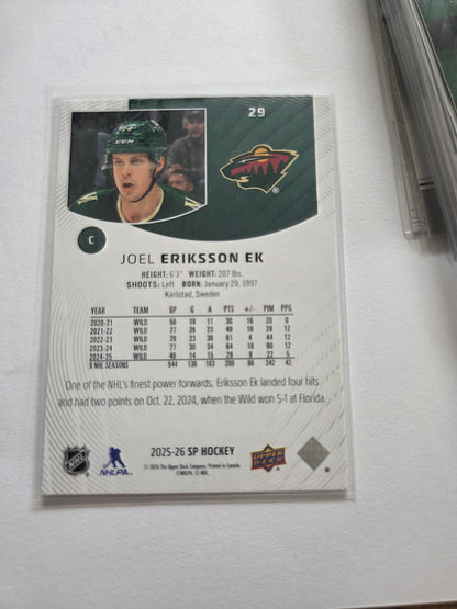 Joel Eriksson Ek SP Hockey #29 [Minnesota Wild]