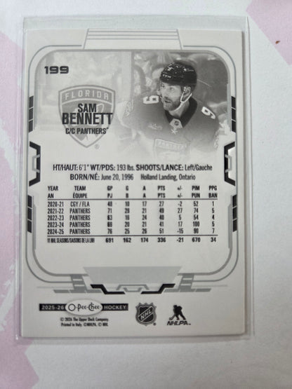 Sam Bennett O-Pee-Chee Hockey #199 [Florida Panthers]