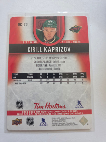 Krill Kaprizov Tim Hortons Upper Deck [Minnesota Wild]