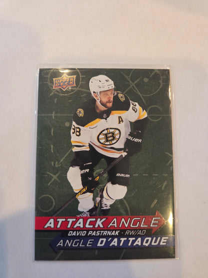 David Pastrnak Upper Deck Attack Angle [Boston Bruins]