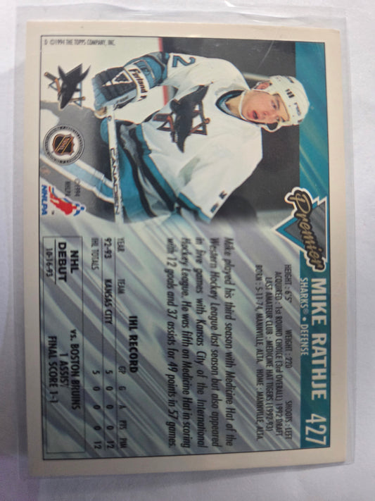 Mike Rathje Premier Hockey #427 [San Jose Sharks]
