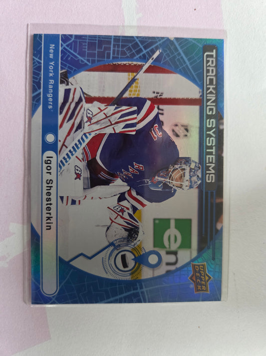 Igor Shesterkin Upper Deck Series 1 Tracking Systems [New York Rangers]
