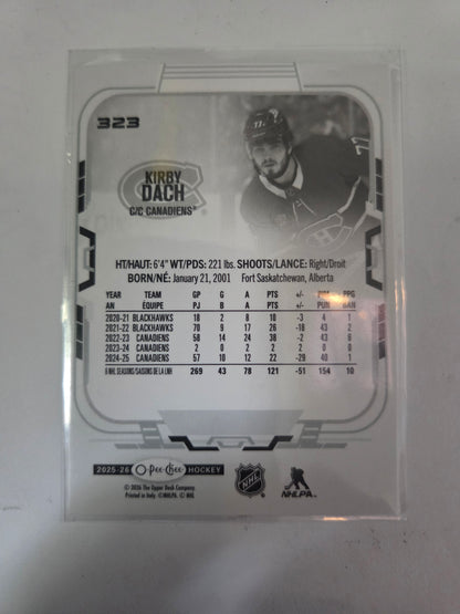 Kirby Dach O-Pee-Chee Hockey #323 [Montreal Canadians]