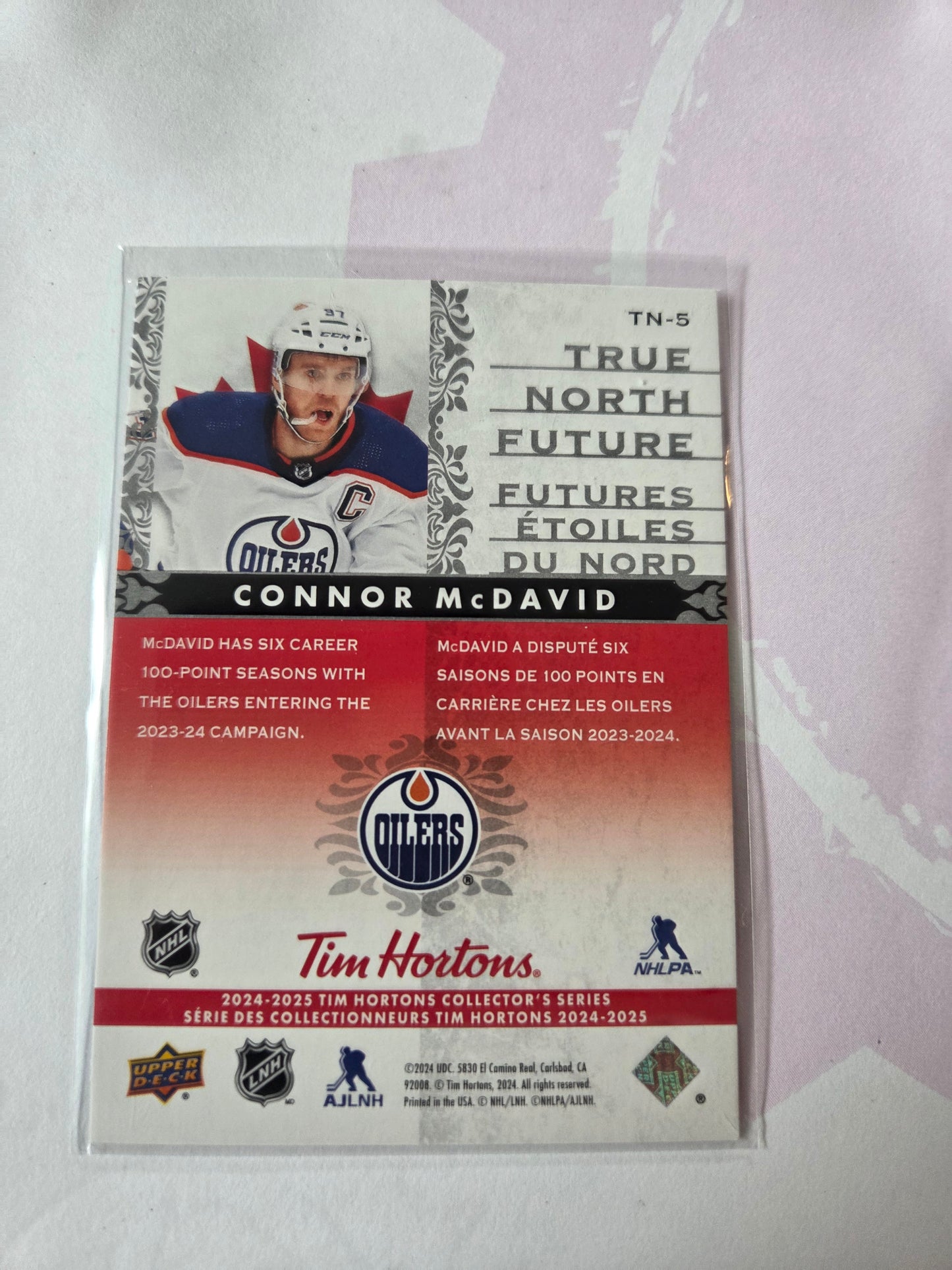 Connor McDavid Upper Deck True North Future [Edmonton Oilers]