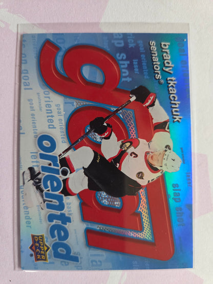 Brady Tkachuk Upper Deck Series 1 Hockey Goal Oriented [Ottawa Senators]