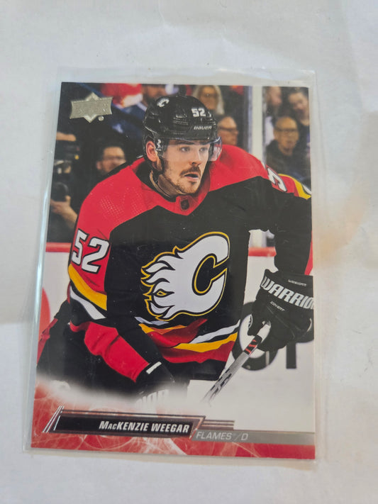 MacKenzie Weegar Upper Deck Extended Series #521 [Calgary Flames]