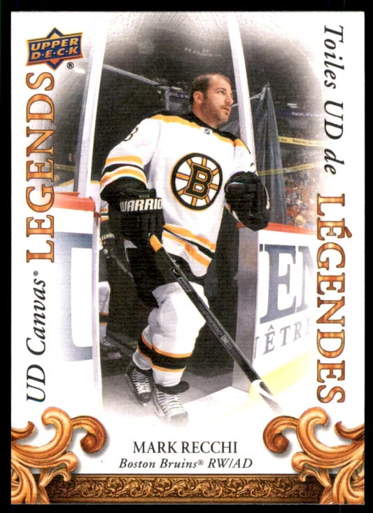 22-23 Tim Hortons Legends UD Canvas Bruins Mark Recchi #CL-12 [Tim Hortons]