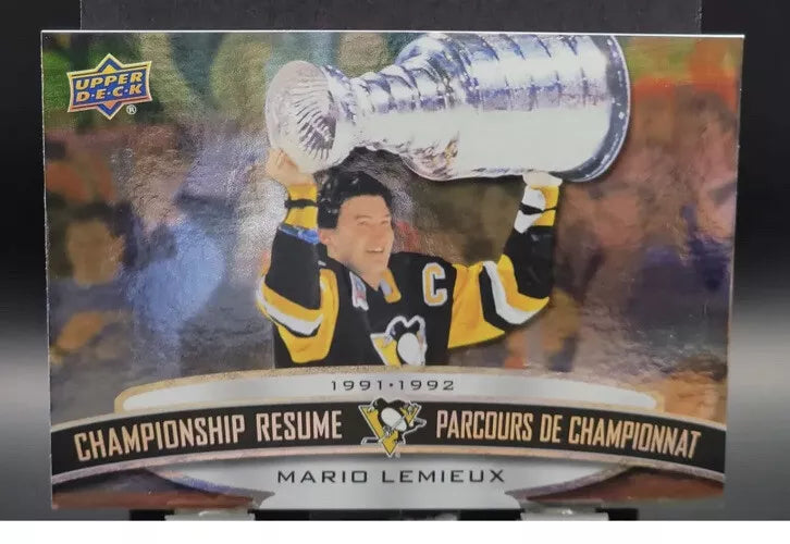 2022-23 Tim Hortons Legends Championship Resume #CR-12 Mario Lemieux [Tim Hortons]