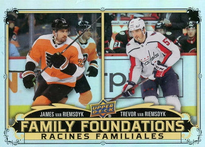 2023-24 Tim Hortons Duos Family Foundations James & Trevor Van Riemsdyk FF-5 [Tim Hortons]
