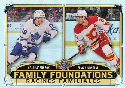 2023-24 Tim Hortons Duos Family Foundations Callie Jarnkrok & Elias Lindholm FF-10 [Tim Hortons]