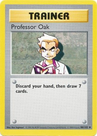 Professeur Oak (88/102) [Ensemble de base (sans ombre)] 