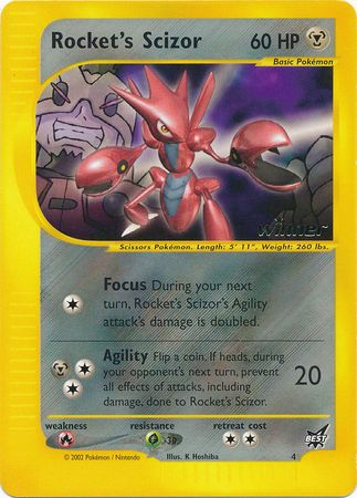 Rocket's Scizor (4) (Gagnant) [Best of Promos] 