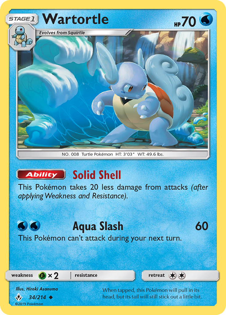Wartortle (34/214) [Soleil et Lune : Liens ininterrompus] 