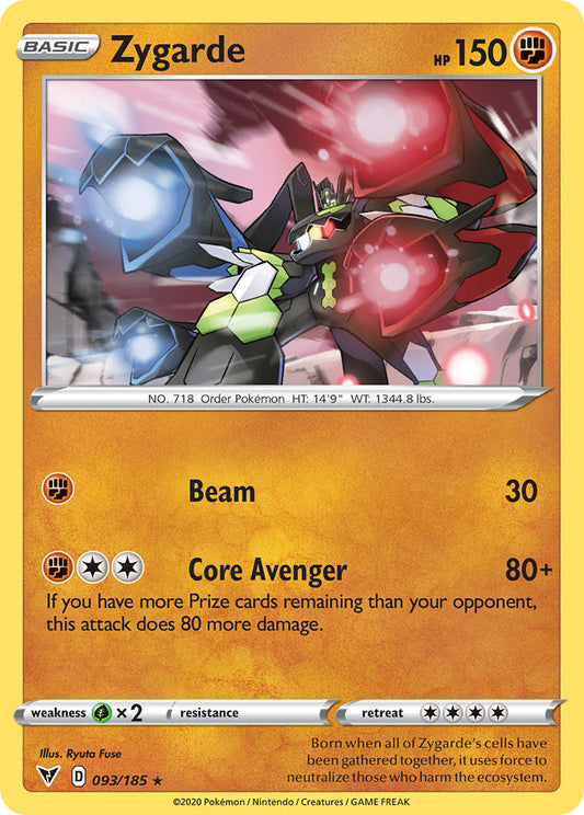 Zygarde (93) [Épée &amp; Bouclier : Vivid Voltage] 