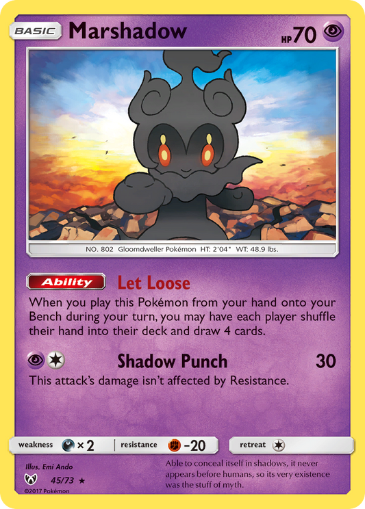 Marshadow (45/73) [Soleil et Lune : Légendes Brillantes] 