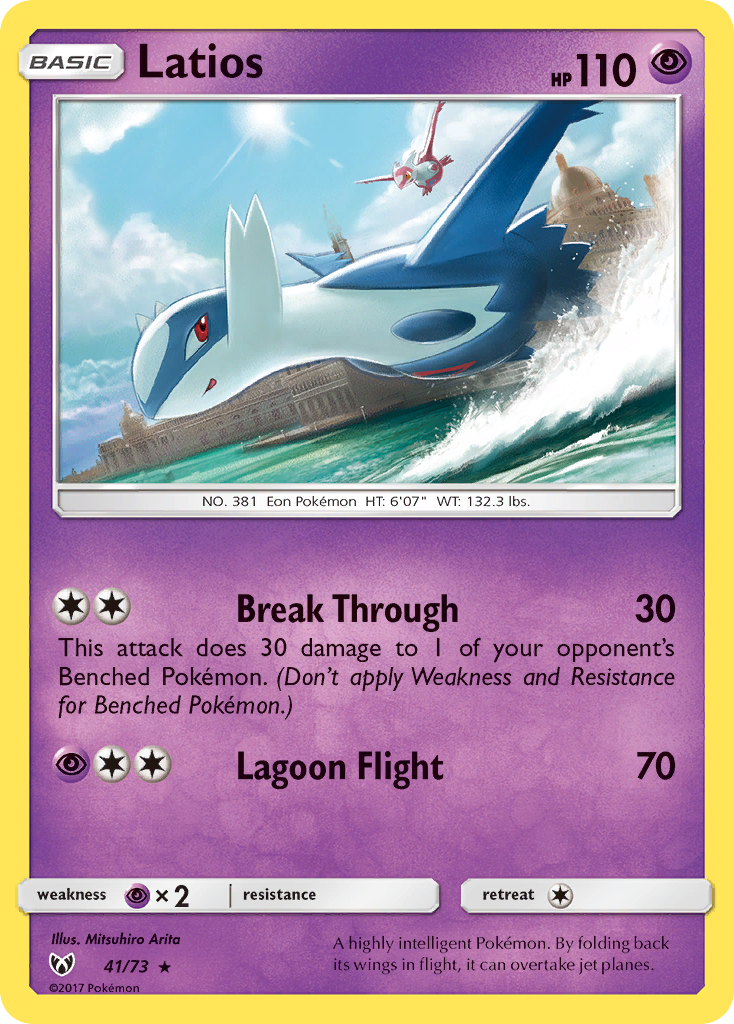 Latios (41/73) [Soleil et Lune : Légendes Brillantes] 