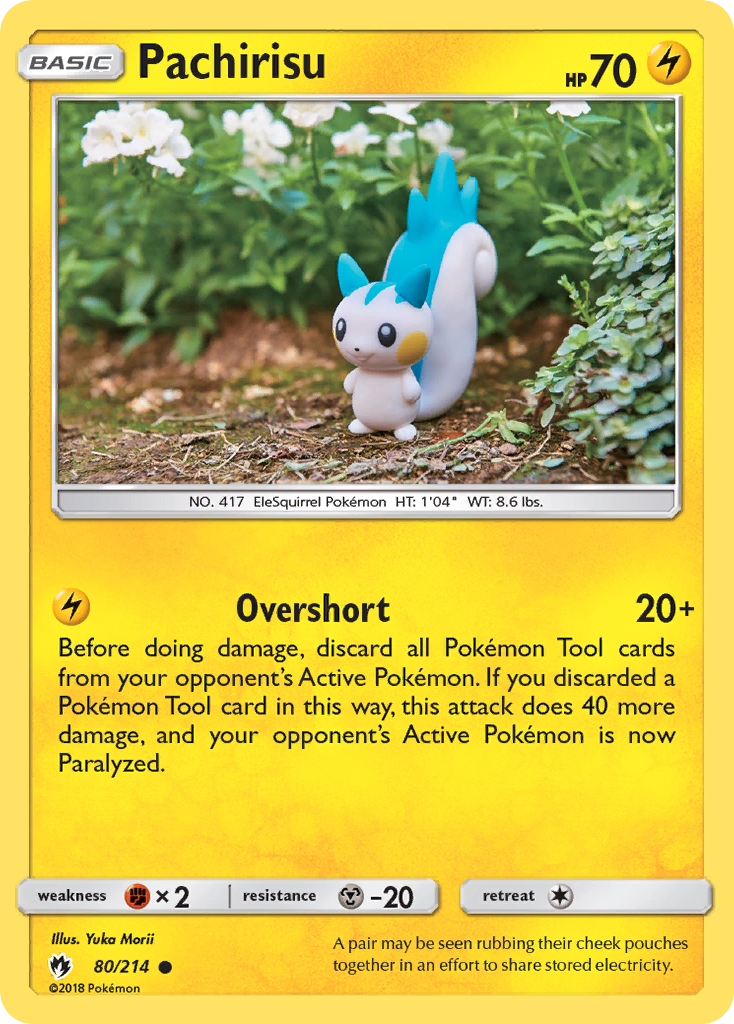 Pachirisu (80/214) [Sun & Moon: Lost Thunder][Yuka Morii]