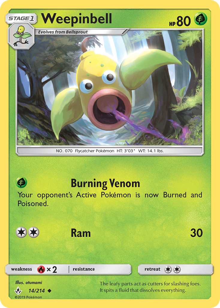 Weepinbell (14/214) [Soleil et Lune : Liens ininterrompus] 