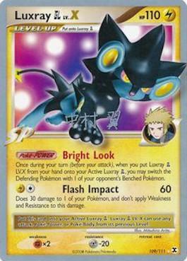 Luxray GL LV.X (109/111) (Tigre couronné - Tsubasa Nakamura) [Championnats du monde 2009] 