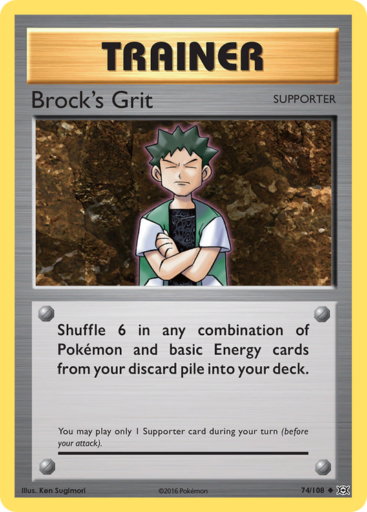 Grit de Brock (74/108) [XY : Évolutions] 