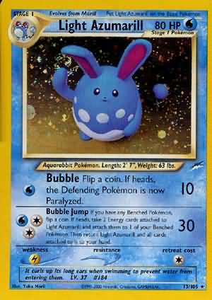 Azumarill léger (13/105) [Neo Destiny] 