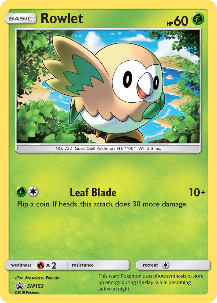 Rowlet (SM153) [Promotions Soleil et Lune : Étoile noire] 