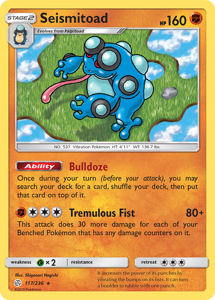 Seismitoad (117/236) [Soleil et Lune : Éclipse Cosmique] 