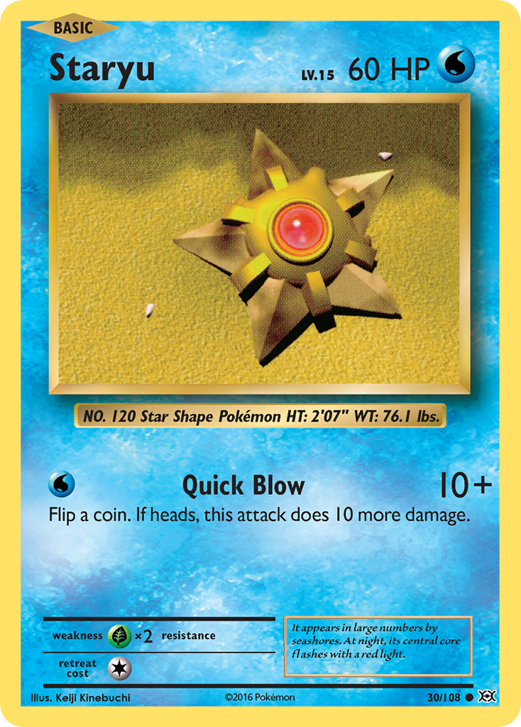 Staryu (30/108) [XY : Évolutions] 