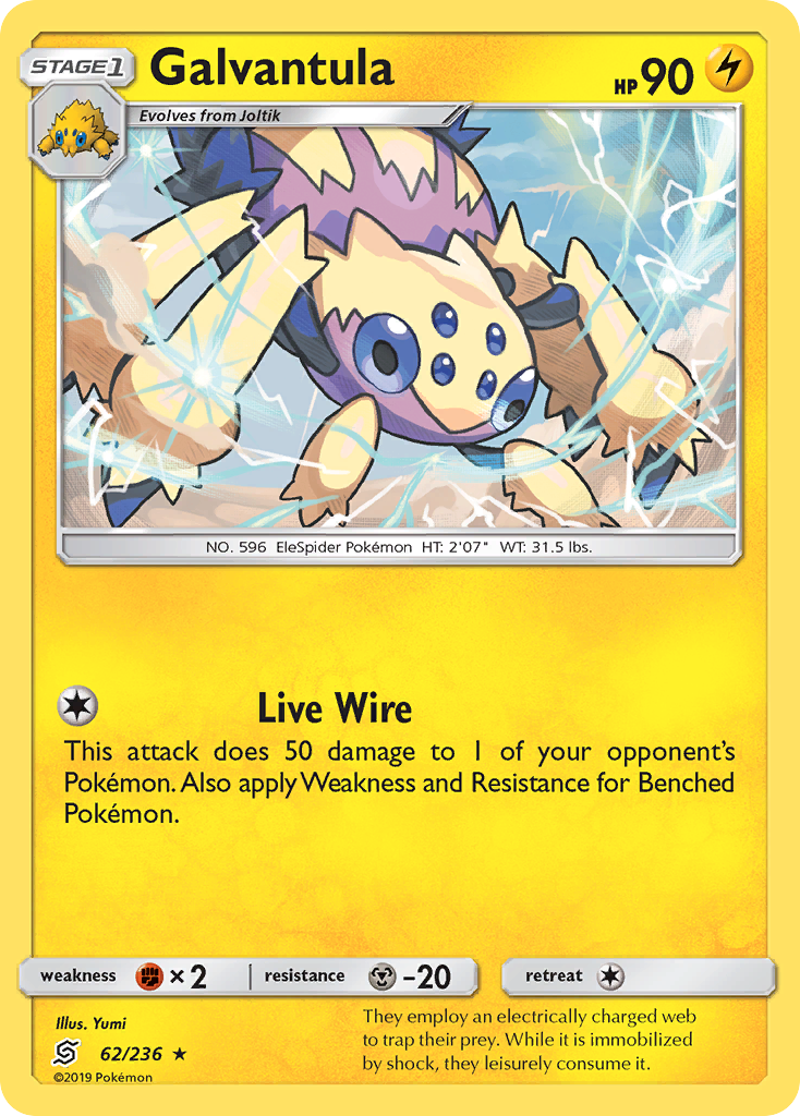Galvantula (62/236) [Soleil et Lune : Esprits Unifiés] 